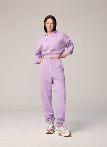 Warm Cotton Crop Hoodie