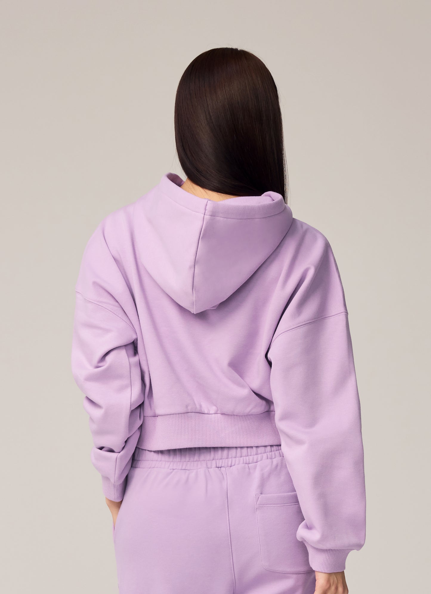 Warm Cotton Crop Hoodie