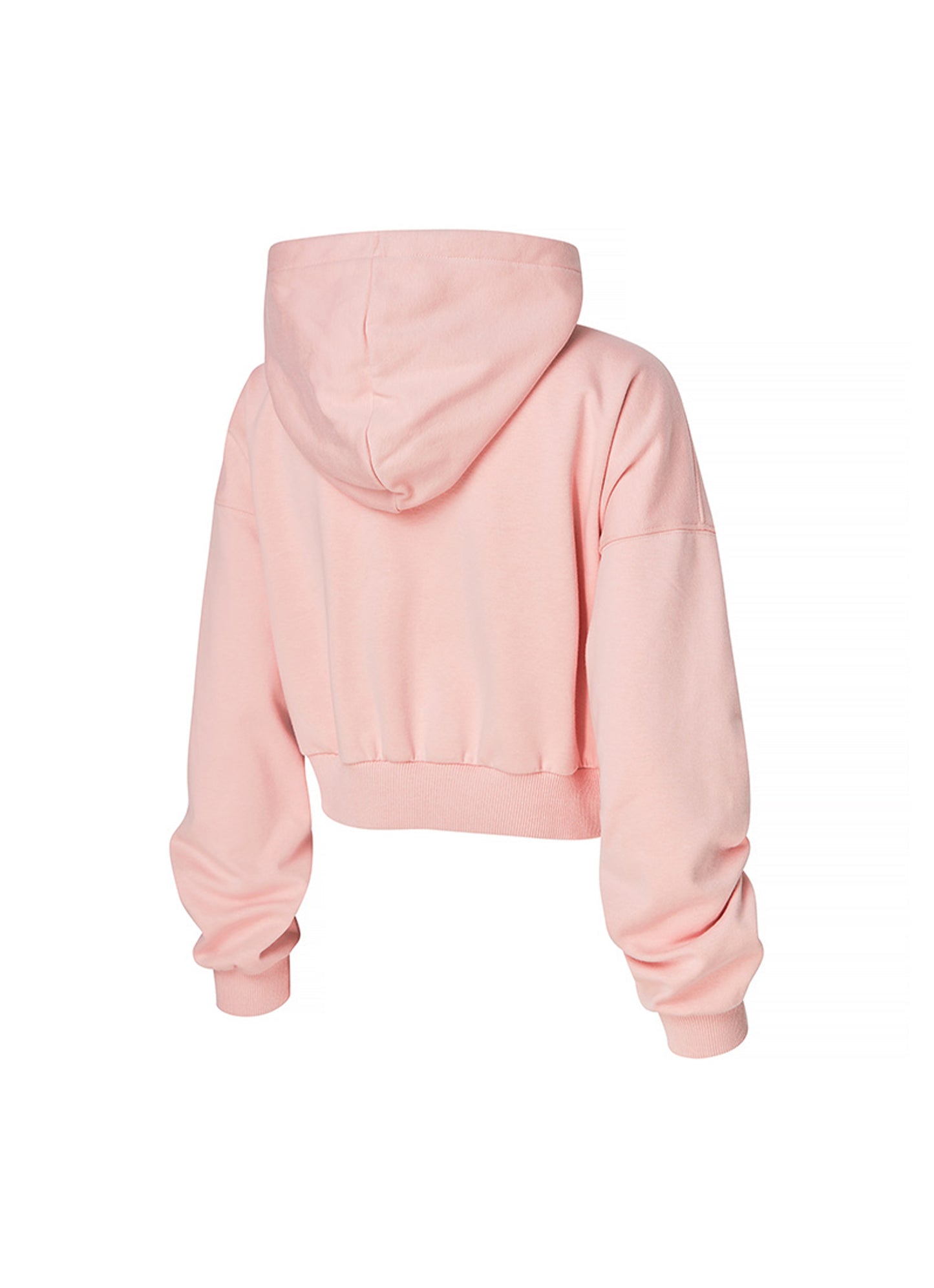 Warm Cotton Crop Hood Zip-up