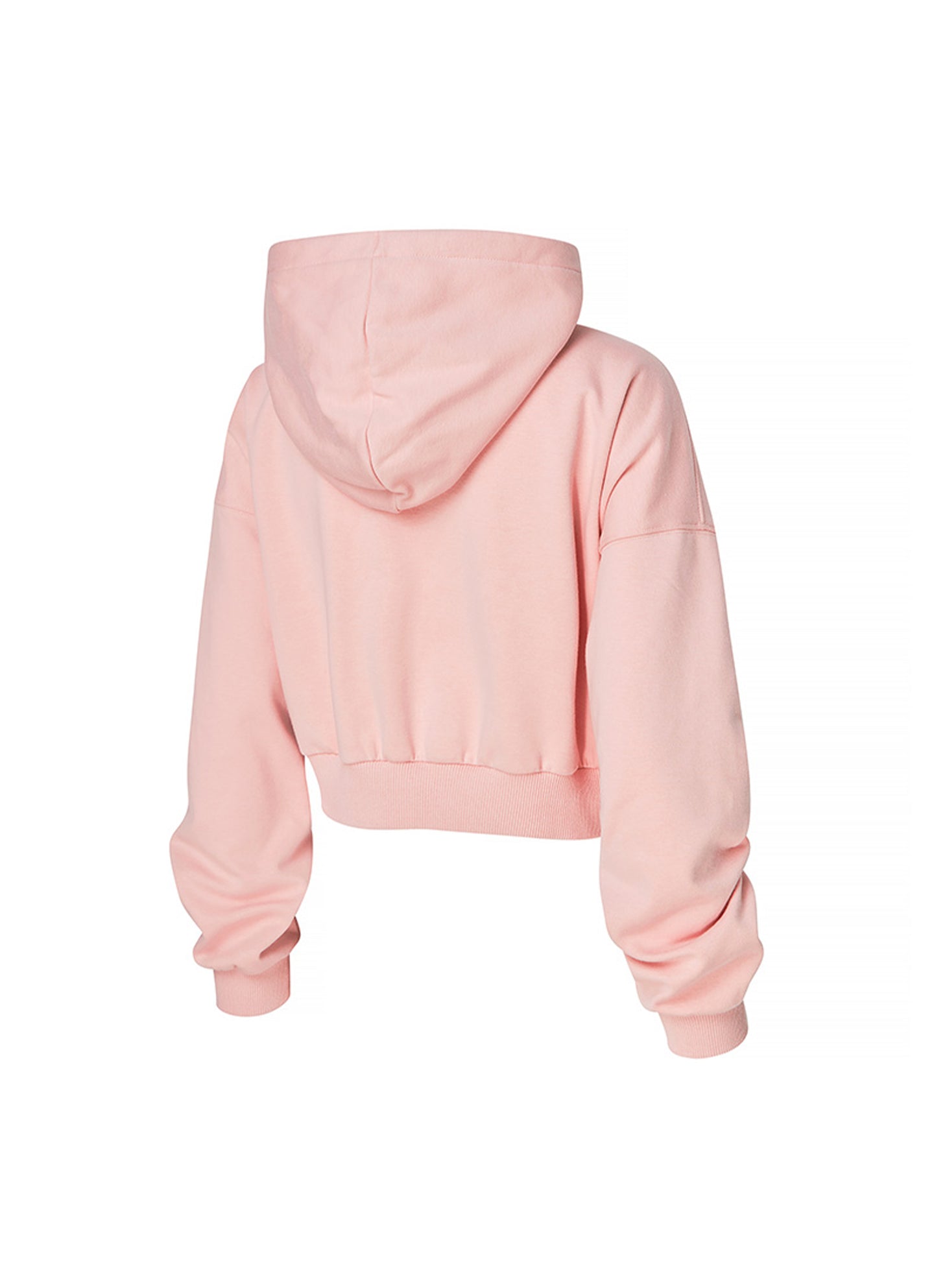Warm Cotton Crop Hood Zip-up