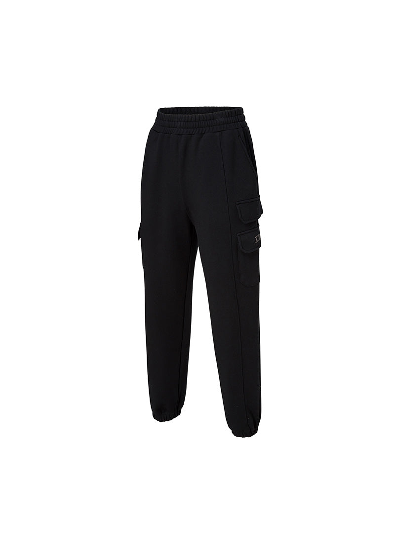 Warm Cotton Cargo Jogger Pants