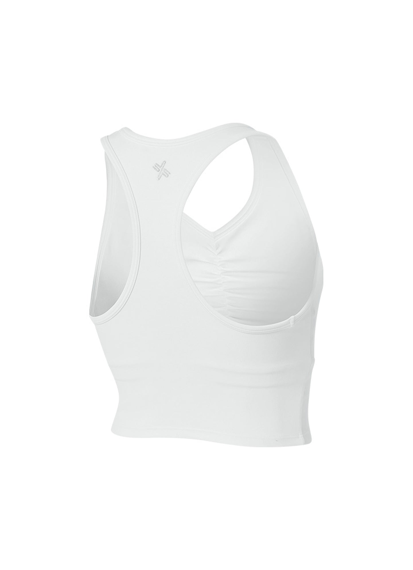 Black Label Signature Power Rise Shirring Crop Top