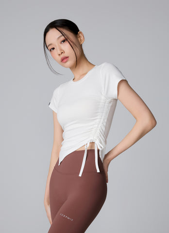 Air Bounce Shirring Short Sleeve