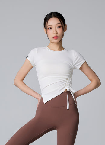 Air Bounce Shirring Short Sleeve