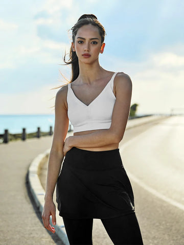 Black Label Signature Water Skirt Leggings
