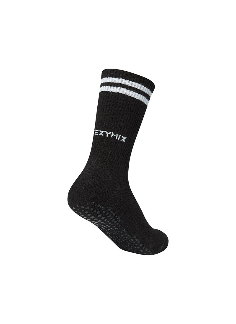 Non Slip Line Crew Socks