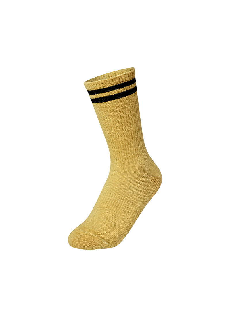 Non Slip Line Crew Socks