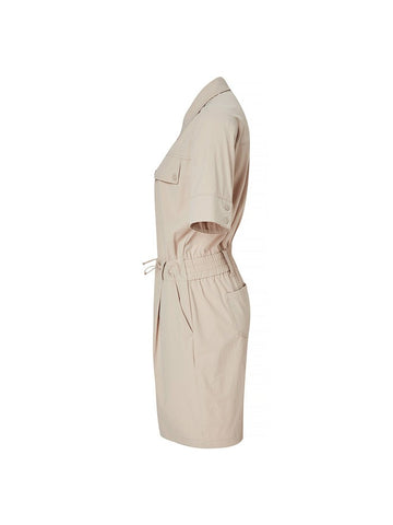 Golf Comfy Woven String Zip-Up Jumpsuit