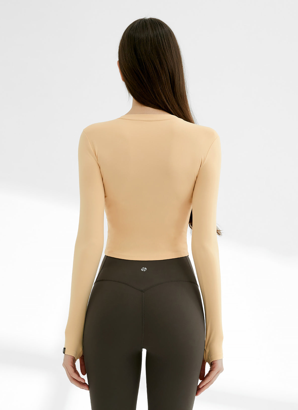 Cotton Like Finger Hole Long Sleeve