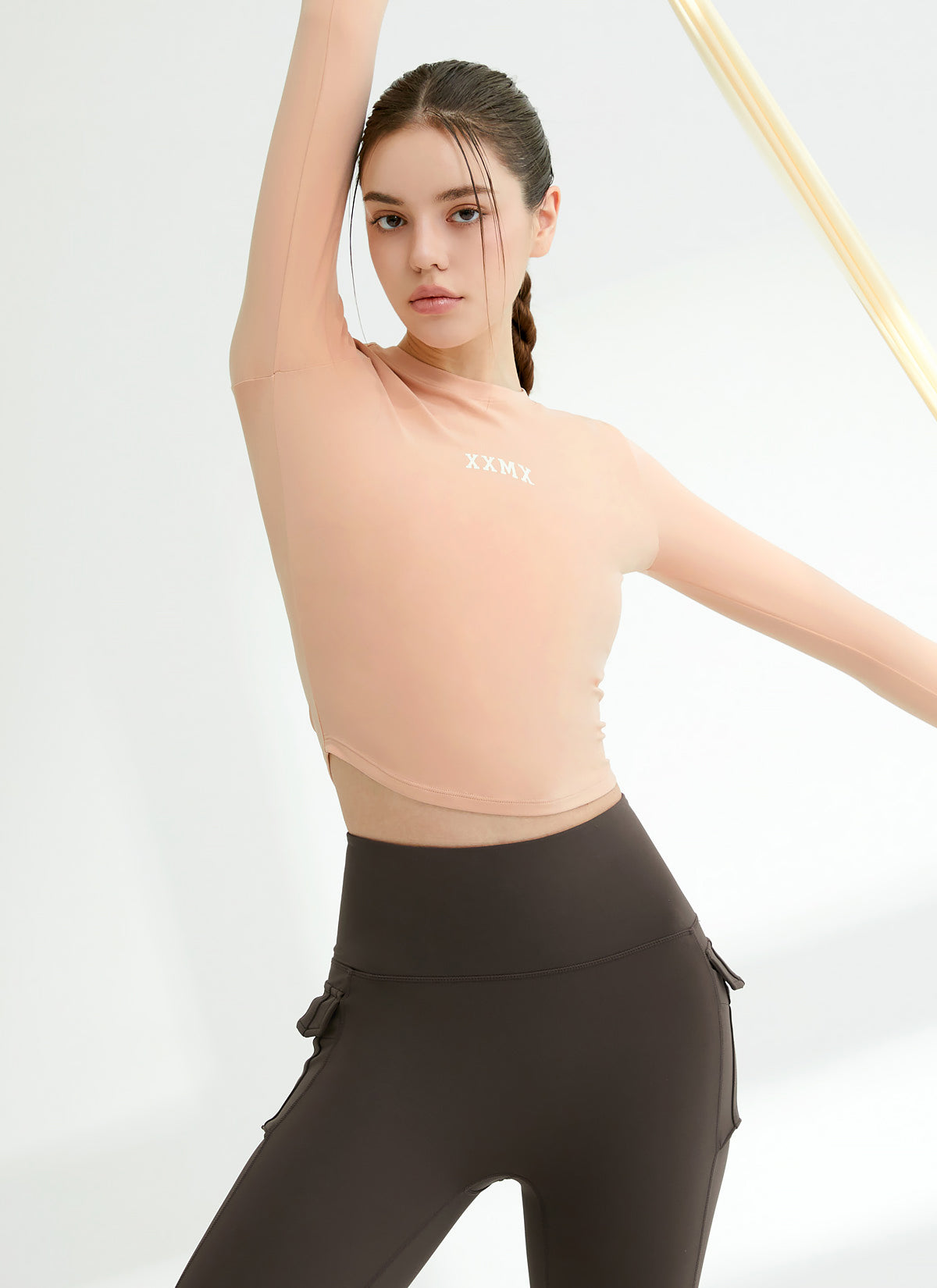 Cotton Like Finger Hole Long Sleeve