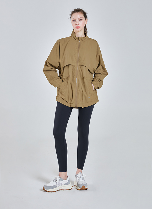 Highneck Out-String Windbreaker – xexymix