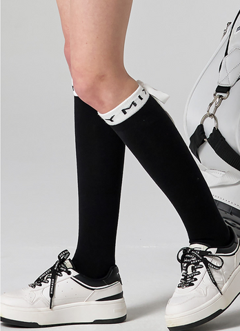 Field Ribbon Knee Socks